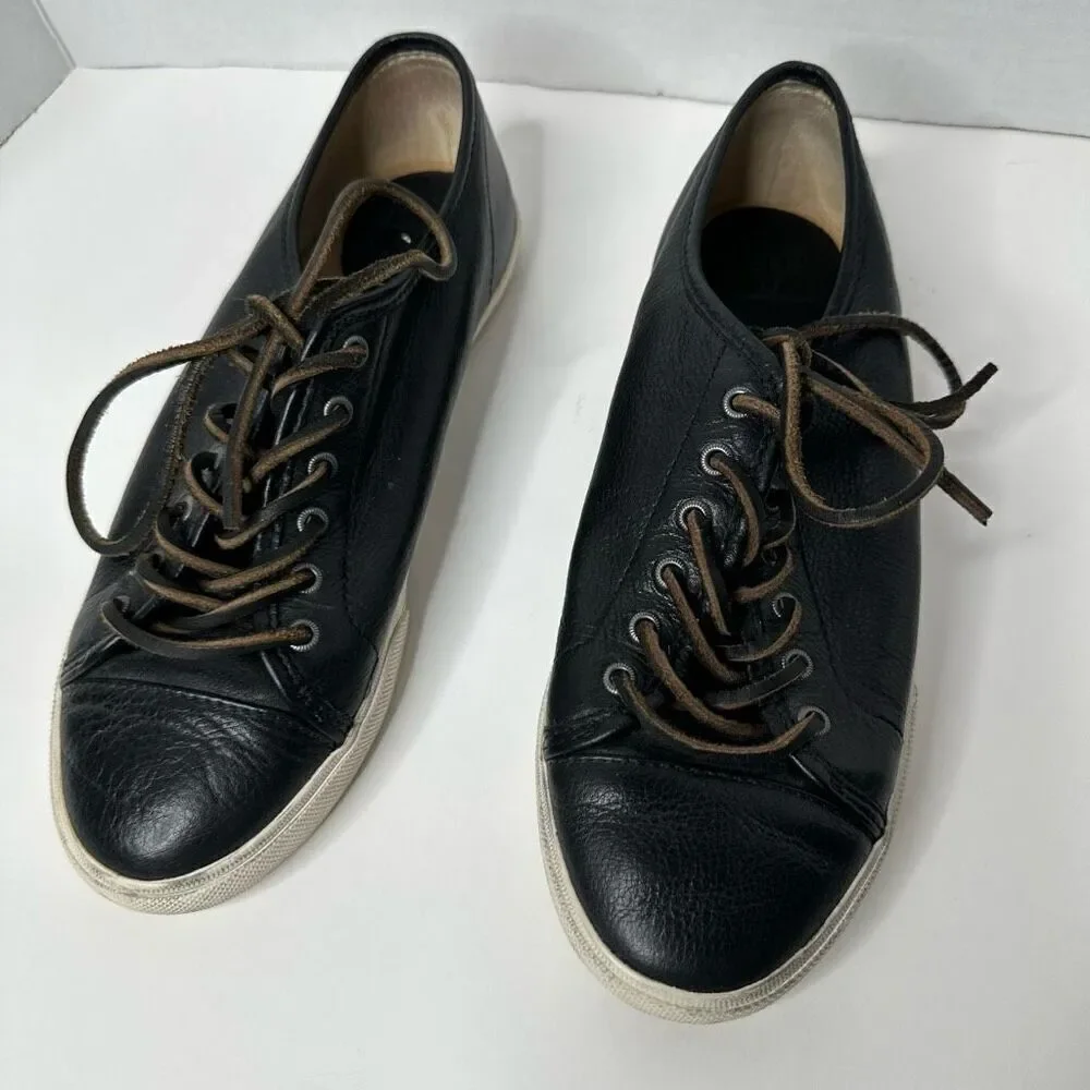 Frye Mindy‎ Low Leather Shoes Black size 7